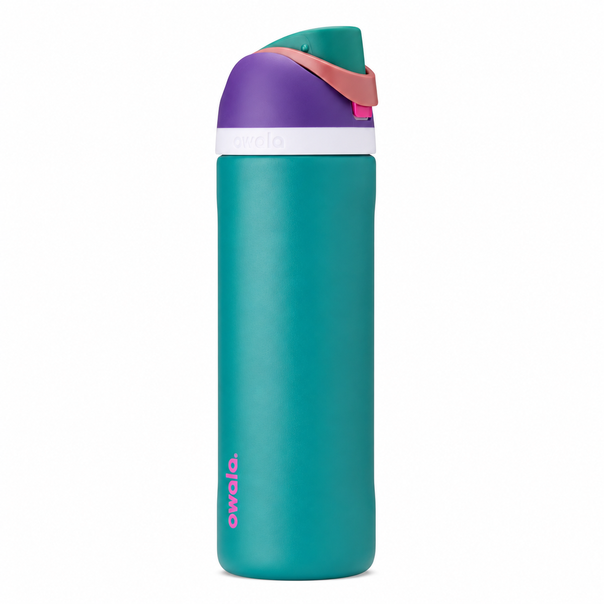 Personalized laser engraved Owala 24oz FreeSip Water Bottle in 80s Ski Slopes, custom name gift