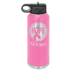Personalized laser engraved Polar Camel 40oz Water Bottle in Pink, custom name gift