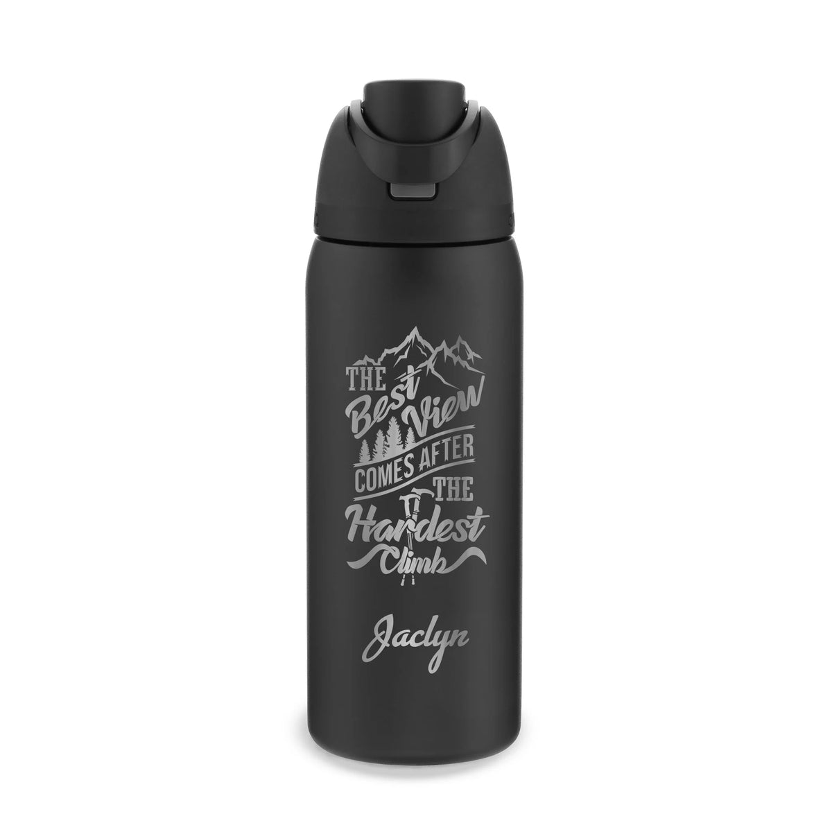 Personalized laser engraved Owala 24oz and 32oz FreeSip Water Bottle, custom name gift
