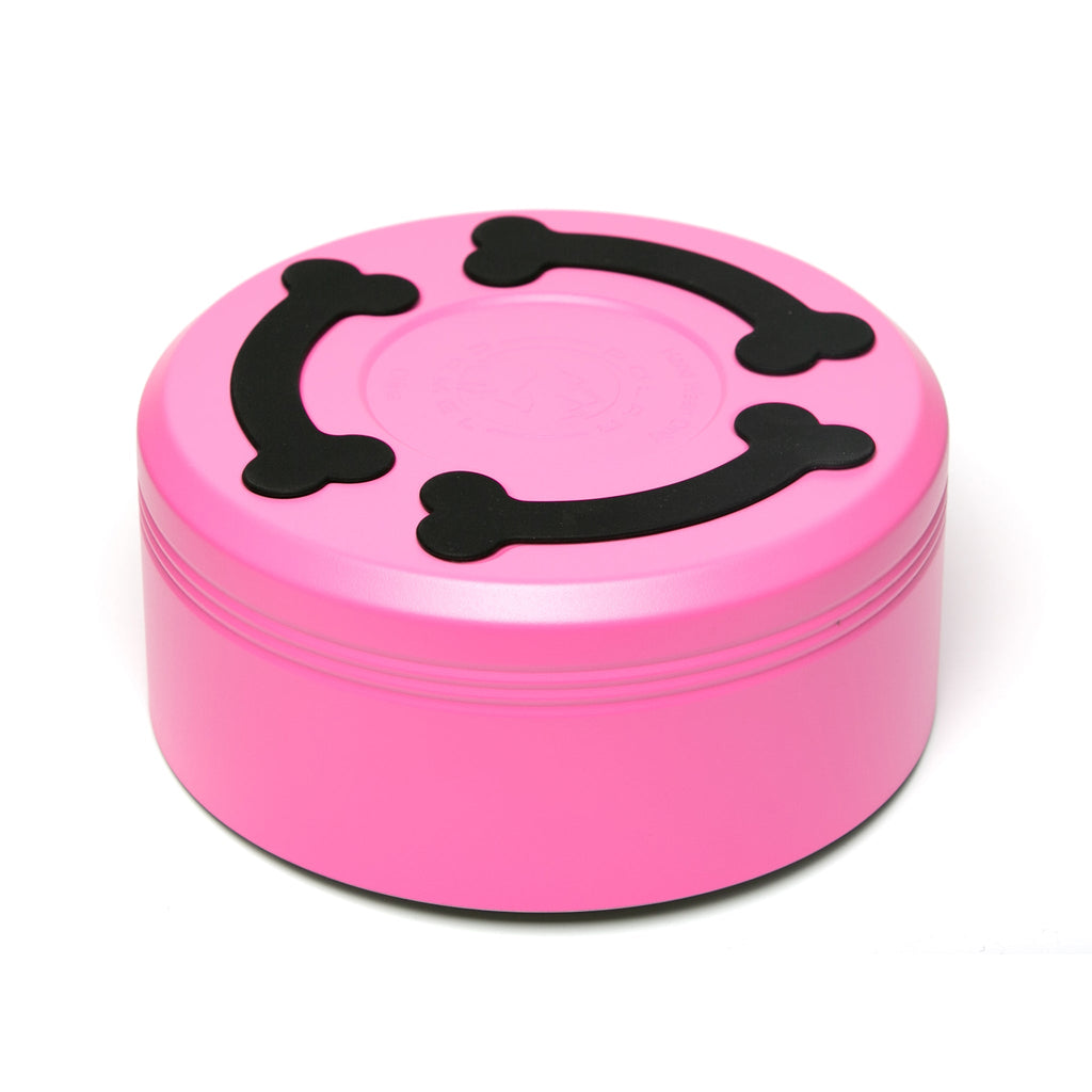 Personalized laser engraved Polar Camel 32oz Dog Bowl in Pink, custom name gift