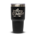 Personalized laser engraved Polar Camel 30oz Tumbler in Black, custom name gift