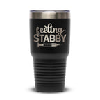 Personalized laser engraved Polar Camel 30oz Tumbler in Black, custom name gift