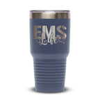 Personalized laser engraved Polar Camel 30oz Tumbler in Navy, custom name gift