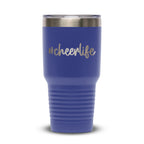 Personalized laser engraved Polar Camel 30oz Tumbler in Purple, custom name gift