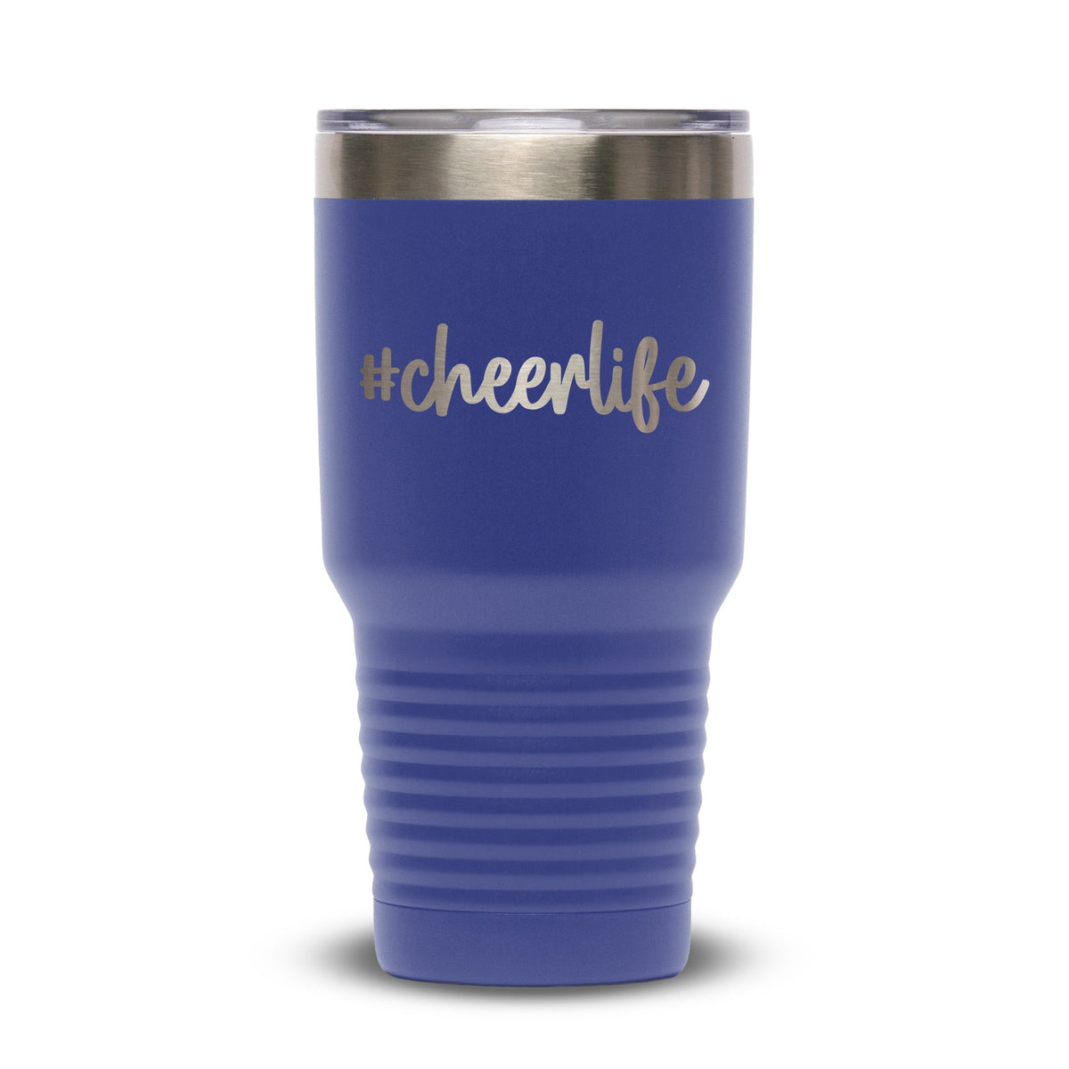 Personalized laser engraved Polar Camel 30oz Tumbler in Purple, custom name gift