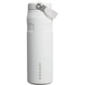 Personalized laser engraved Stanley 24oz IceFlow AeroLight Bottle in Frost, custom name gift