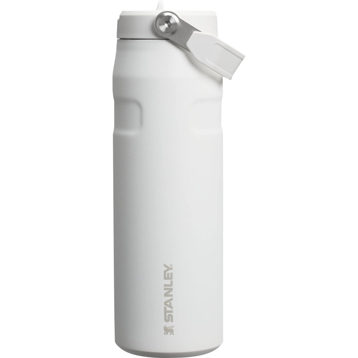 Personalized laser engraved Stanley 24oz IceFlow AeroLight Bottle in Frost, custom name gift