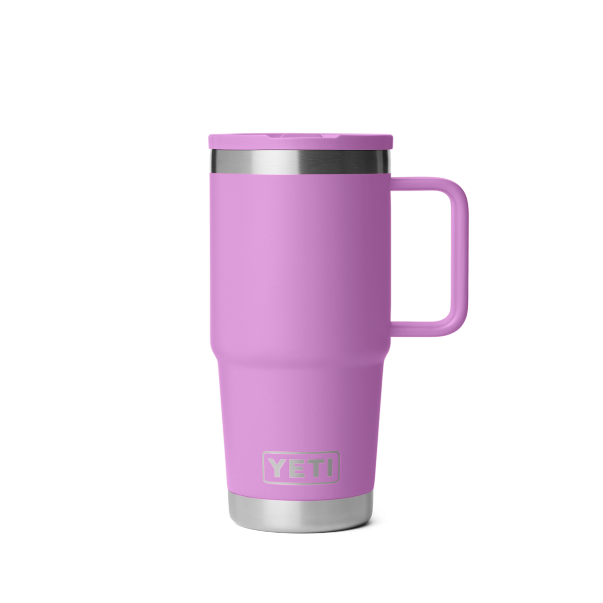 Personalized laser engraved YETI 20oz Rambler Travel Straw Mug in Desert Bloom, custom name gift