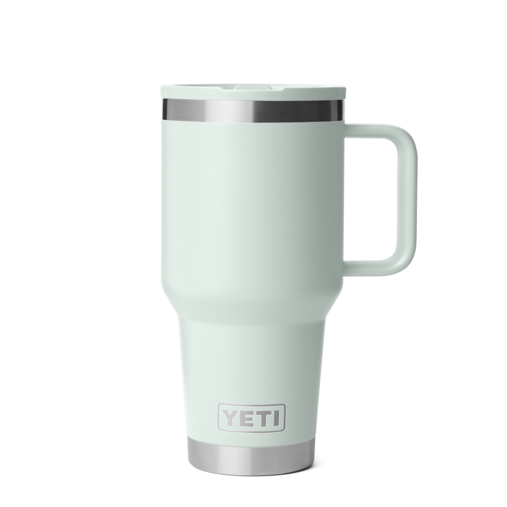 Personalized laser engraved YETI 30oz Rambler Travel Straw Mug in Ridgeline, custom name gift