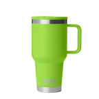 Personalized laser engraved YETI 30oz Rambler Travel Straw Mug in Venom, custom name gift