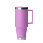 Personalized laser engraved YETI 40oz Rambler Travel Straw Mug in Desert Bloom, custom name gift