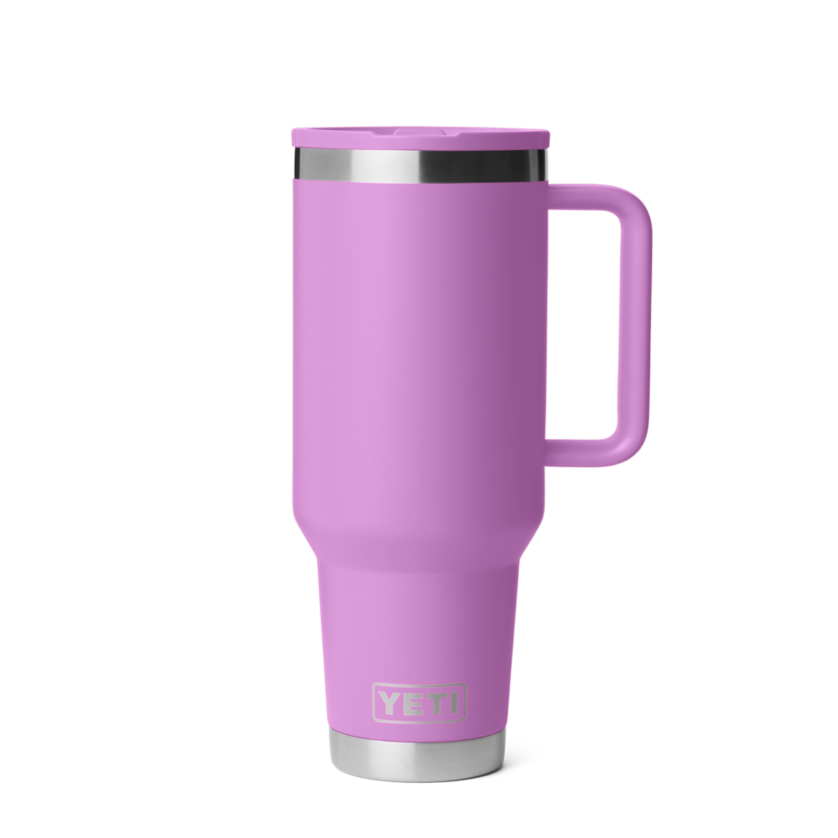 Personalized laser engraved YETI 40oz Rambler Travel Straw Mug in Desert Bloom, custom name gift