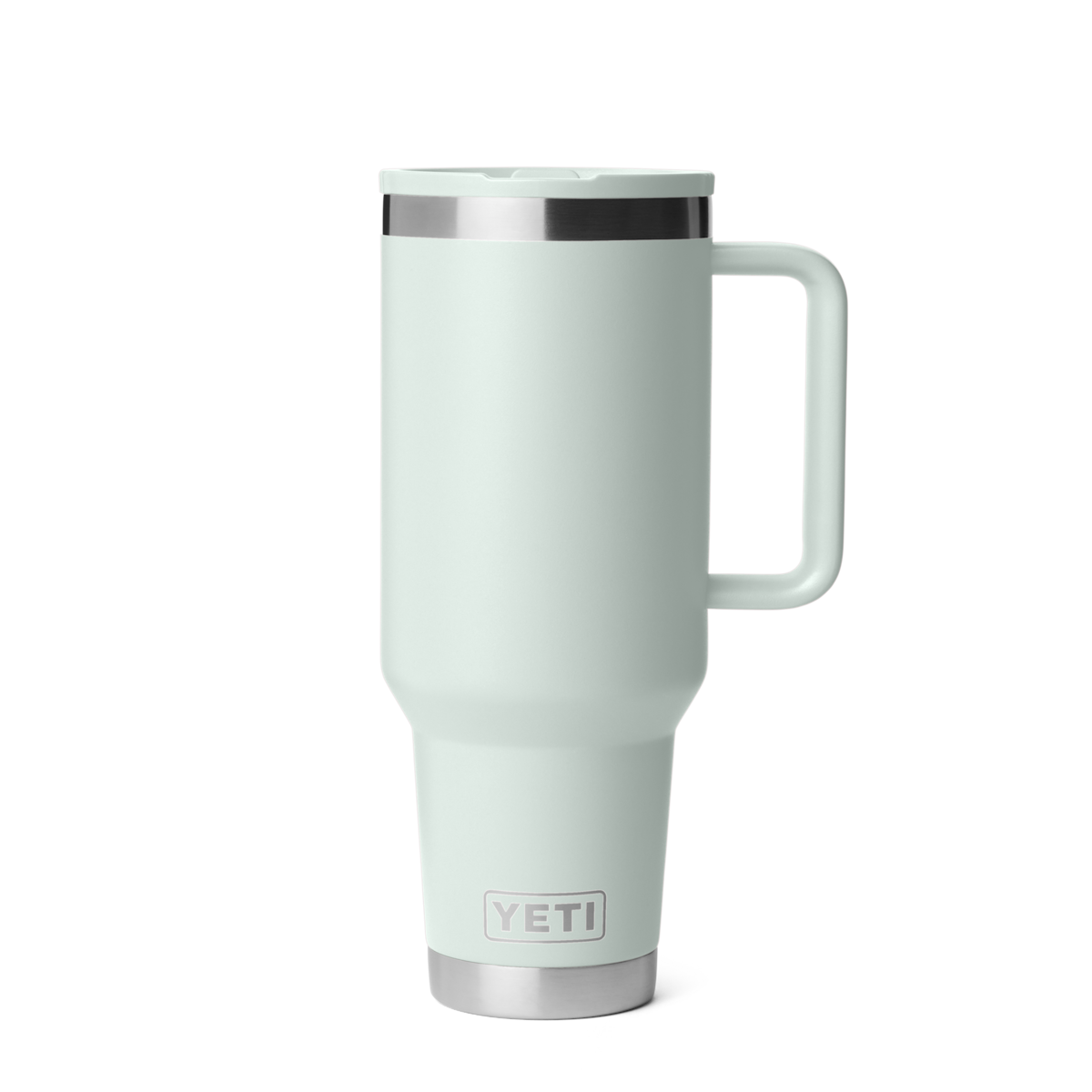 Personalized laser engraved YETI 40oz Rambler Travel Straw Mug in Ridgeline, custom name gift