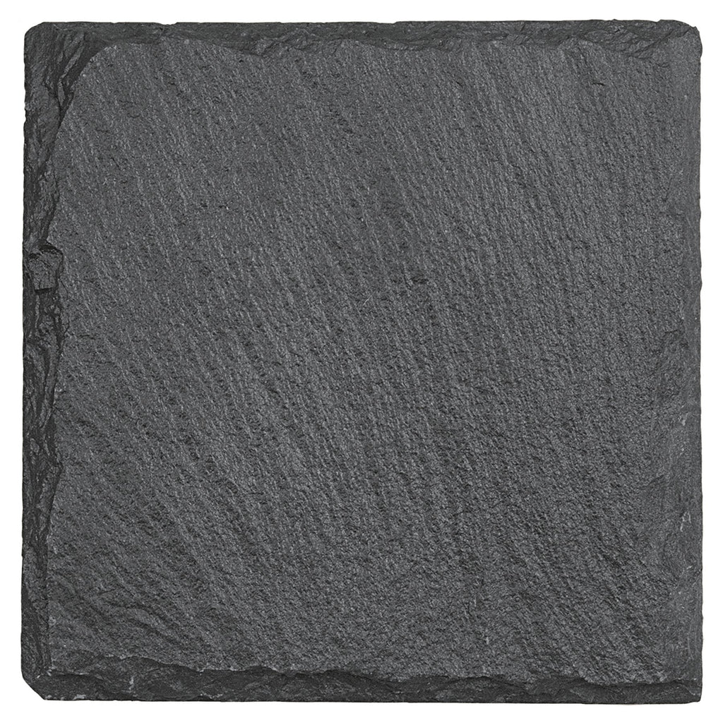 Personalized laser engraved 6-Piece Slate Coaster Set, custom name gift, view 6