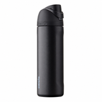 Personalized laser engraved Owala 24oz and 32oz FreeSip Water Bottle in Very, Very Dark, custom name gift