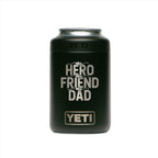 Personalized laser engraved YETI 12oz Colster Can Cooler in Black, custom name gift