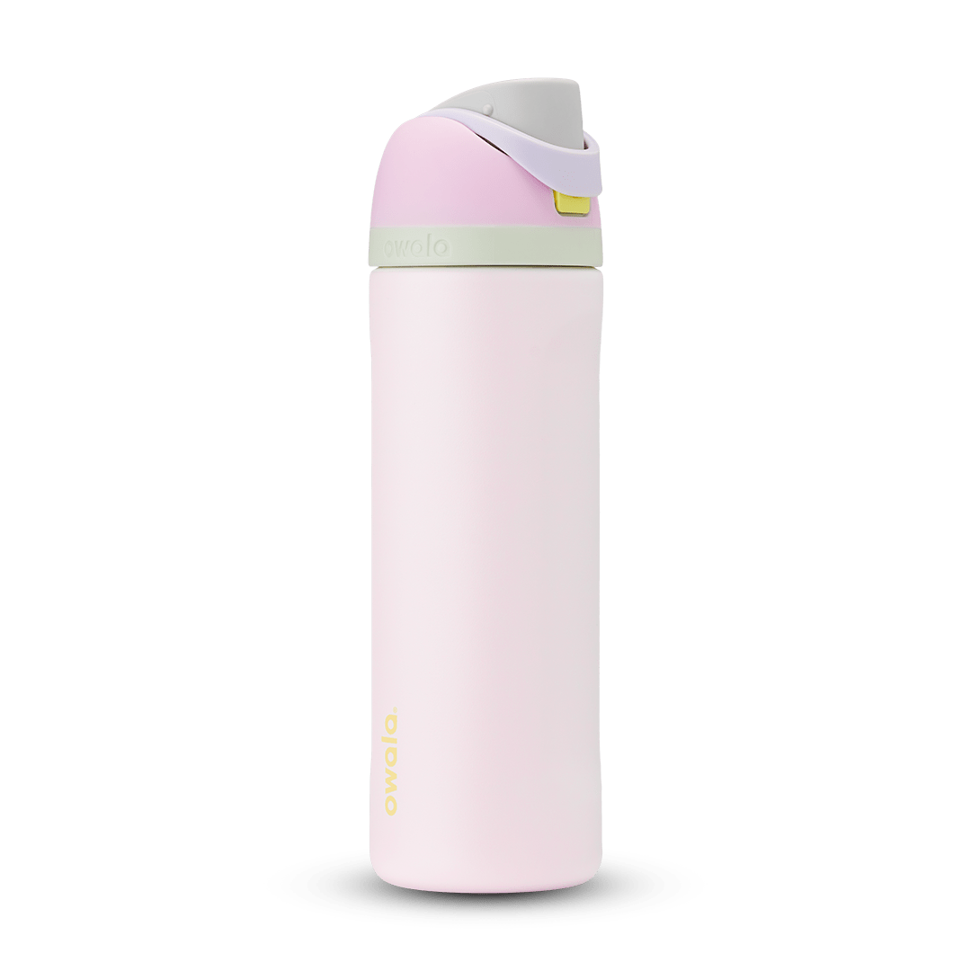 Personalized laser engraved Owala 24oz FreeSip Water Bottle in Candy Coated, custom name gift