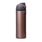 Personalized laser engraved Owala 24oz FreeSip Water Bottle in Desert Smoke, custom name gift