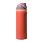 Personalized laser engraved Owala 24oz FreeSip Water Bottle in Terracotta Sunset, custom name gift