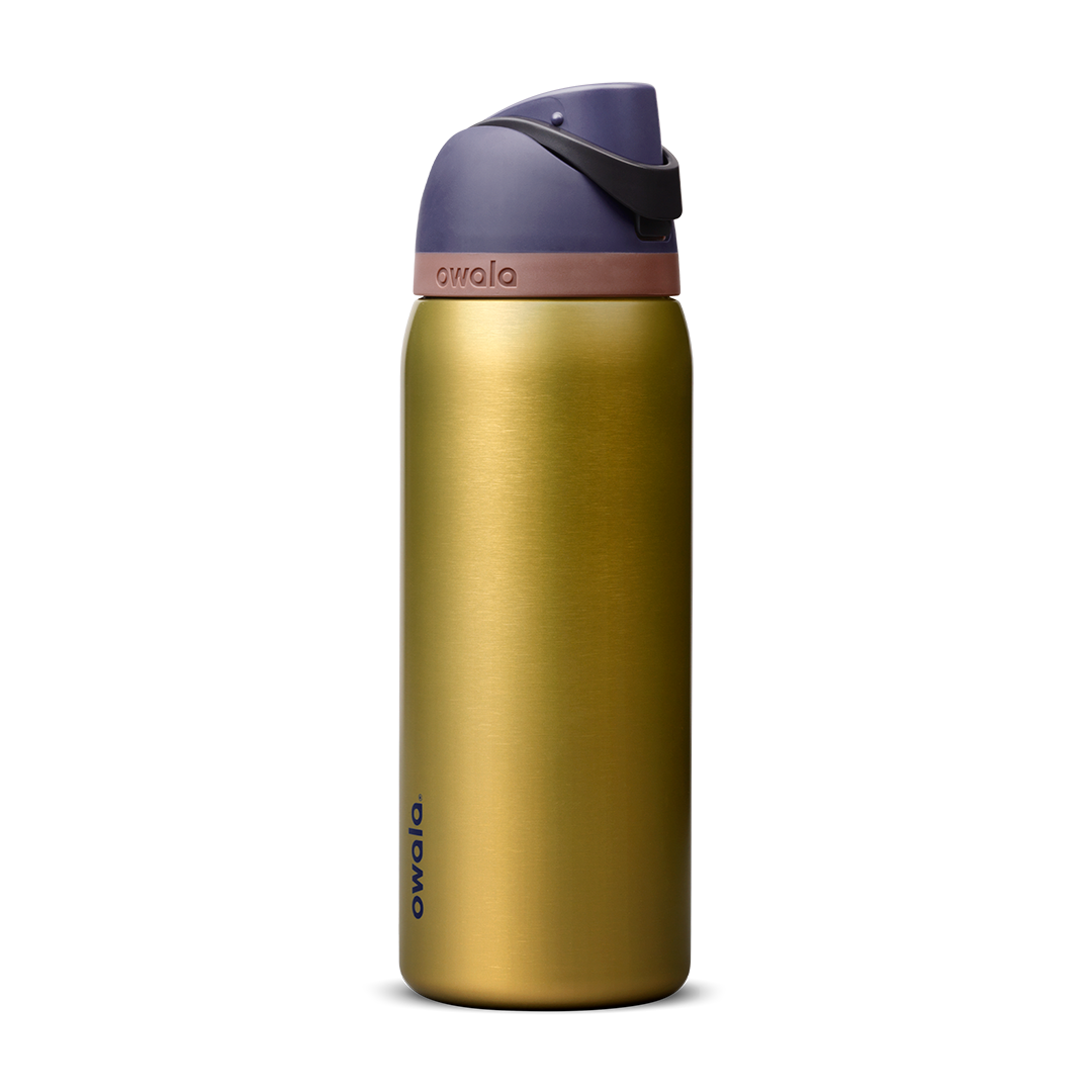 Personalized laser engraved Owala 32oz FreeSip Water Bottle in Bold Move, custom name gift