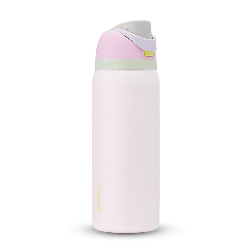 Personalized laser engraved Owala 32oz FreeSip Water Bottle in Candy Coated, custom name gift