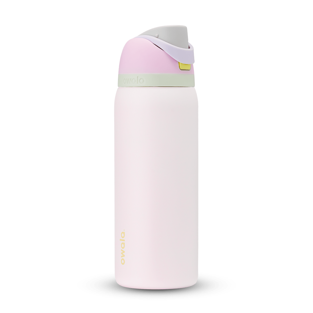 Personalized laser engraved Owala 32oz FreeSip Water Bottle in Candy Coated, custom name gift