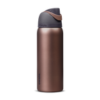 Personalized laser engraved Owala 32oz FreeSip Water Bottle in Desert Smoke, custom name gift