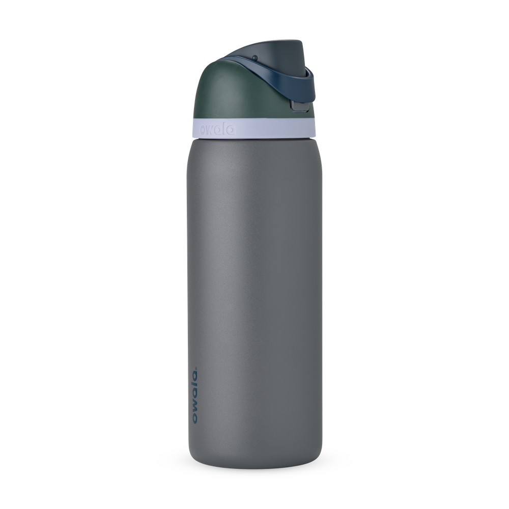 Personalized laser engraved Owala 32oz FreeSip Water Bottle in Off the Grid, custom name gift