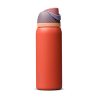 Personalized laser engraved Owala 32oz FreeSip Water Bottle in Terracotta Sunset, custom name gift
