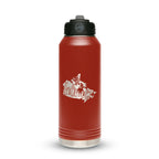 Personalized laser engraved Polar Camel 20oz Water Bottle in Red, custom name gift