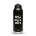 Personalized laser engraved Polar Camel 20oz Water Bottle in Black, custom name gift