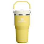 Personalized laser engraved Stanley 20oz IceFlow 2.0 Tumbler in Daffodil, custom name gift