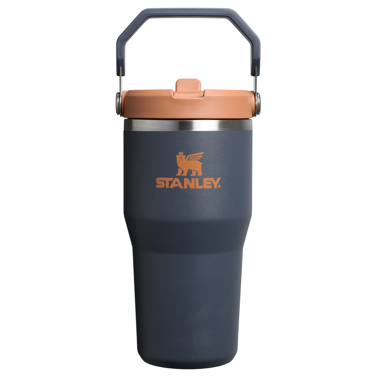 Personalized laser engraved Stanley 20oz IceFlow 2.0 Tumbler in Twilight, custom name gift