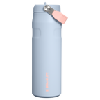 Personalized laser engraved Stanley 24oz IceFlow AeroLight Bottle in Blue Dream, custom name gift