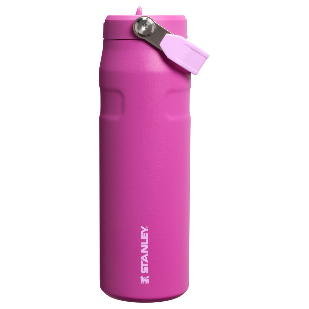 Personalized laser engraved Stanley 24oz IceFlow AeroLight Bottle in Dark Blossom, custom name gift