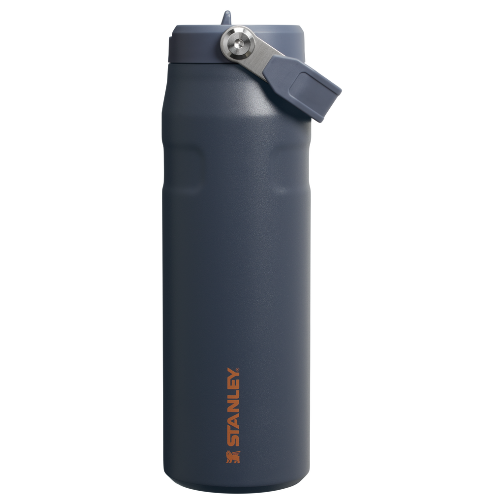 Personalized laser engraved Stanley 24oz IceFlow AeroLight Bottle in Twilight, custom name gift