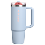 Personalized laser engraved Stanley 30oz Quencher ProTour Tumbler in Blue Dream, custom name gift