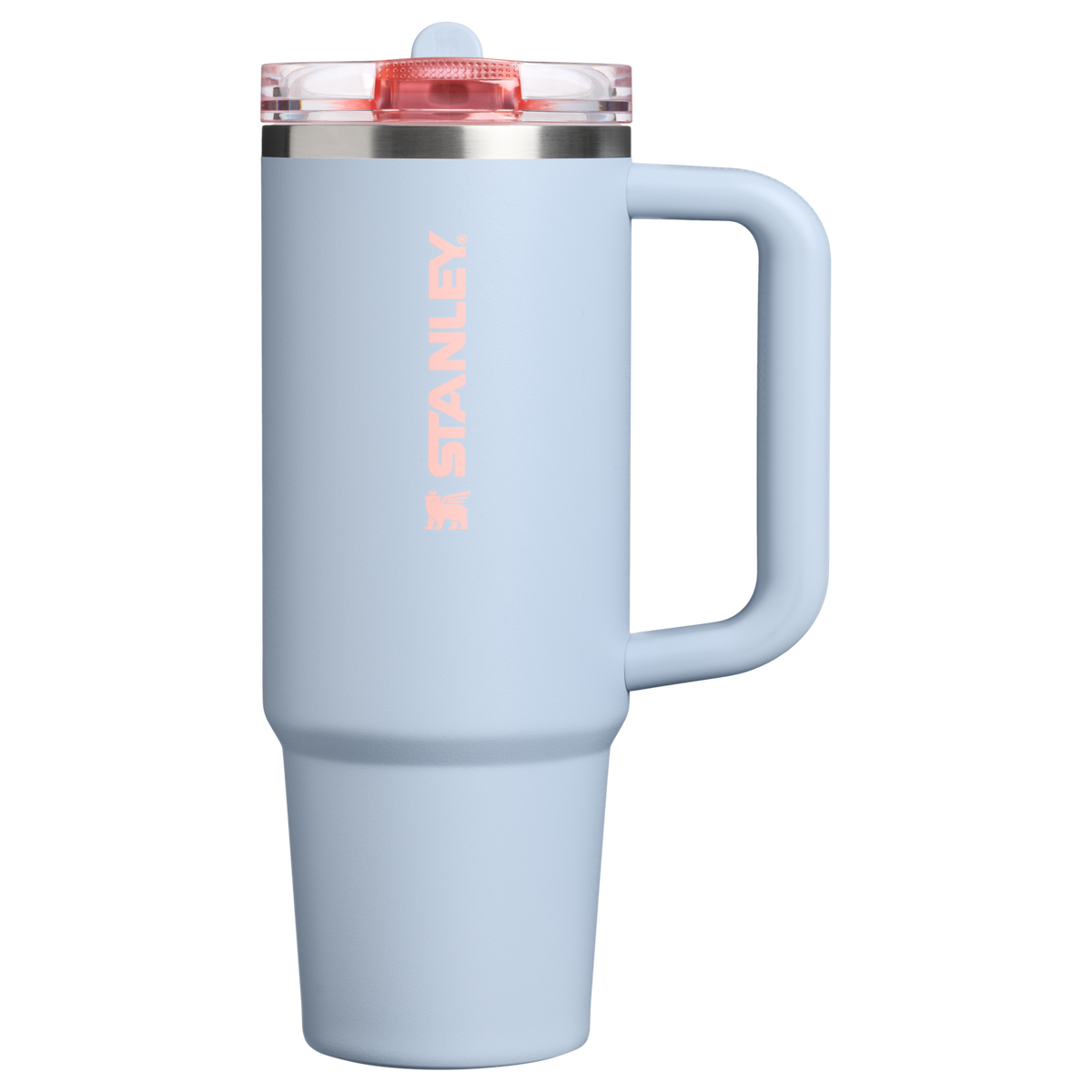 Personalized laser engraved Stanley 30oz Quencher ProTour Tumbler in Blue Dream, custom name gift