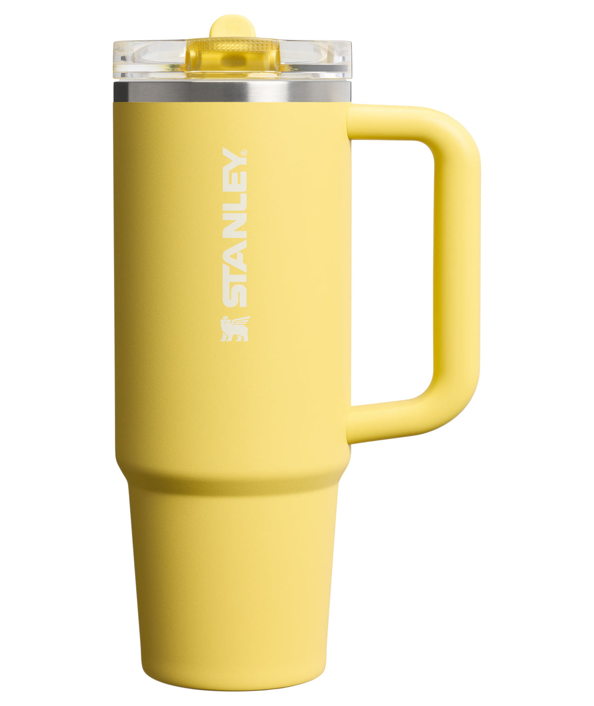 Personalized laser engraved Stanley 30oz Quencher ProTour Tumbler in Daffodil, custom name gift