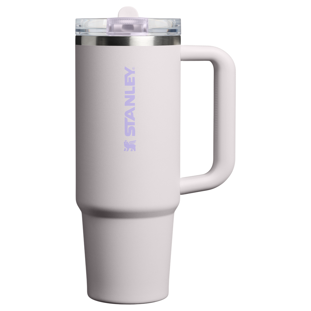 Personalized laser engraved Stanley 30oz Quencher ProTour Tumbler in Sahara, custom name gift