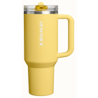 Personalized laser engraved Stanley 40oz Quencher ProTour Tumbler in Daffodil, custom name gift