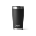 Personalized laser engraved YETI 20oz Rambler Tumbler in Black, custom name gift