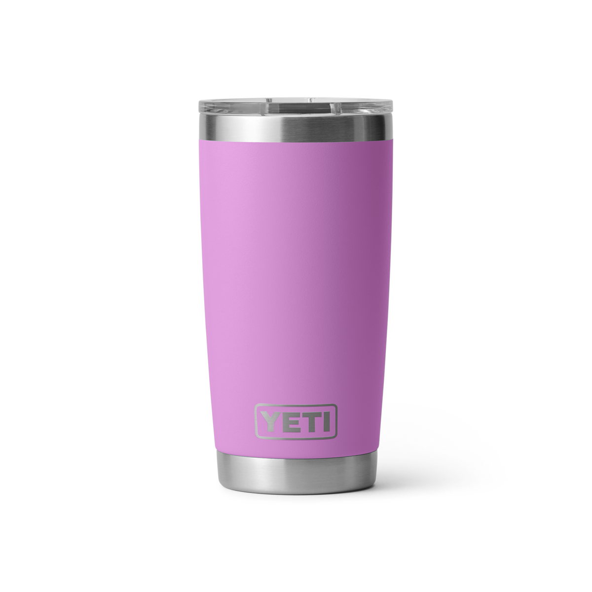 Personalized laser engraved YETI 20oz Rambler Tumbler in Desert Bloom, custom name gift