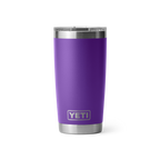 Personalized laser engraved YETI 20oz Rambler Tumbler in Pace Purple, custom name gift