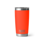 Personalized laser engraved YETI 20oz Rambler Tumbler in Solar Flare, custom name gift
