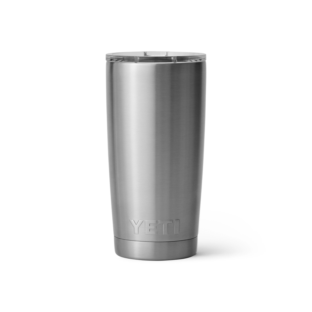 Personalized laser engraved YETI 20oz Rambler Tumbler in Stainless, custom name gift