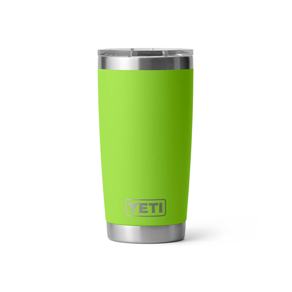 Personalized laser engraved YETI 20oz Rambler Tumbler in Venom, custom name gift