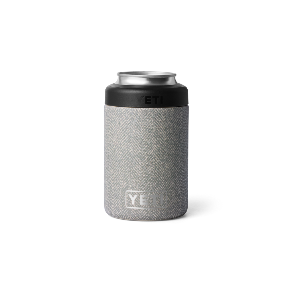 Personalized laser engraved YETI 12oz Colster Can Cooler in Riverhead Green, custom name gift