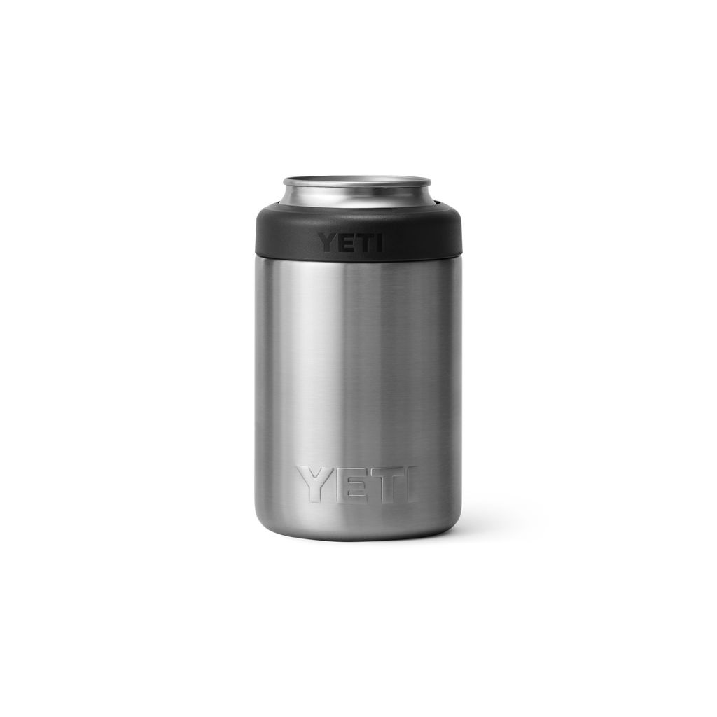 Personalized laser engraved YETI 12oz Colster Can Cooler in Stainless, custom name gift