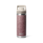 Personalized laser engraved YETI 18oz Rambler Chug Bottle in Riverhead Red, custom name gift